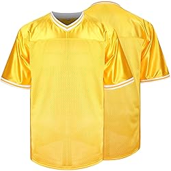 Blank Football Jerseys Mesh Athletic Football Shirt
