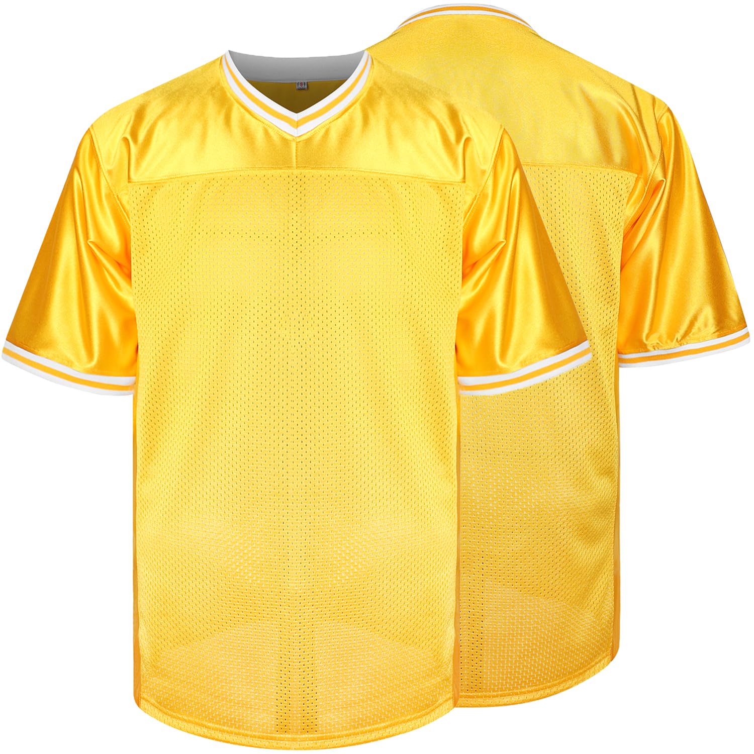Blank Football Jerseys Mesh Athletic Football Shirt