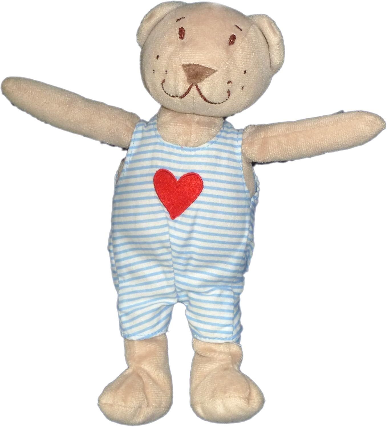 Mantita de seguridad, diseño de oso de Peluche, diseño con forma de corazón -Peto-IKEA-H, 24 cm: Amazon.es: Bebé