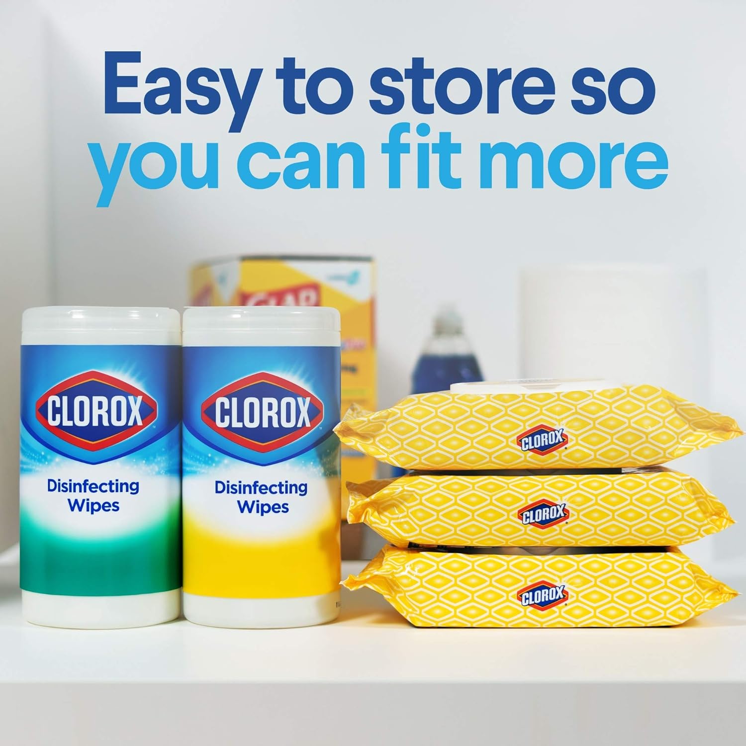 Clorox Disinfecting Bleach Free Cleaning Wipes, 75 Count (Pack of 3): Health & Personal Care