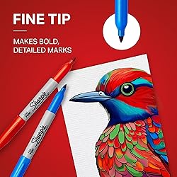 Sharpie Permanent Markers, Fine Point, 8