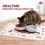 TRIXIE Trixie Comic Cat Print Place Mat 44 x 28 cm Non-Slip Easy Clean view 4