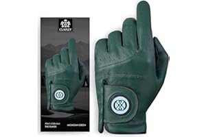 CLAPLEY GOLF CLAPLEY Men’s Golf Glove – Premium Cabretta Leather with Magnetic Ball Marker, Breathable Design, Good Elasticity, Precious Gift for Golfers, Super Soft Feel, Left and Right Hand, Secure Fit