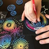 Spirograph Scratch & Shimmer SP203 Multicolor One Size view 2