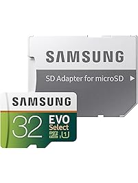 Samsung 32GB 95MB/s (U1) MicroSD EVO Select Memory Card with Adapter (MB-ME32GA/AM)