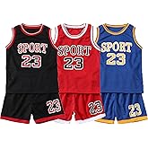 Tiuredx Toddler Baby Boys Basketball Jersey Outfit Toddler Kids Sports Shorts Set Summer Clothes Tank Top Track Shorts