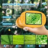 LELESUN 4K Kids Microscope 1000X Portable Pocket Educational STEM Toy view 2