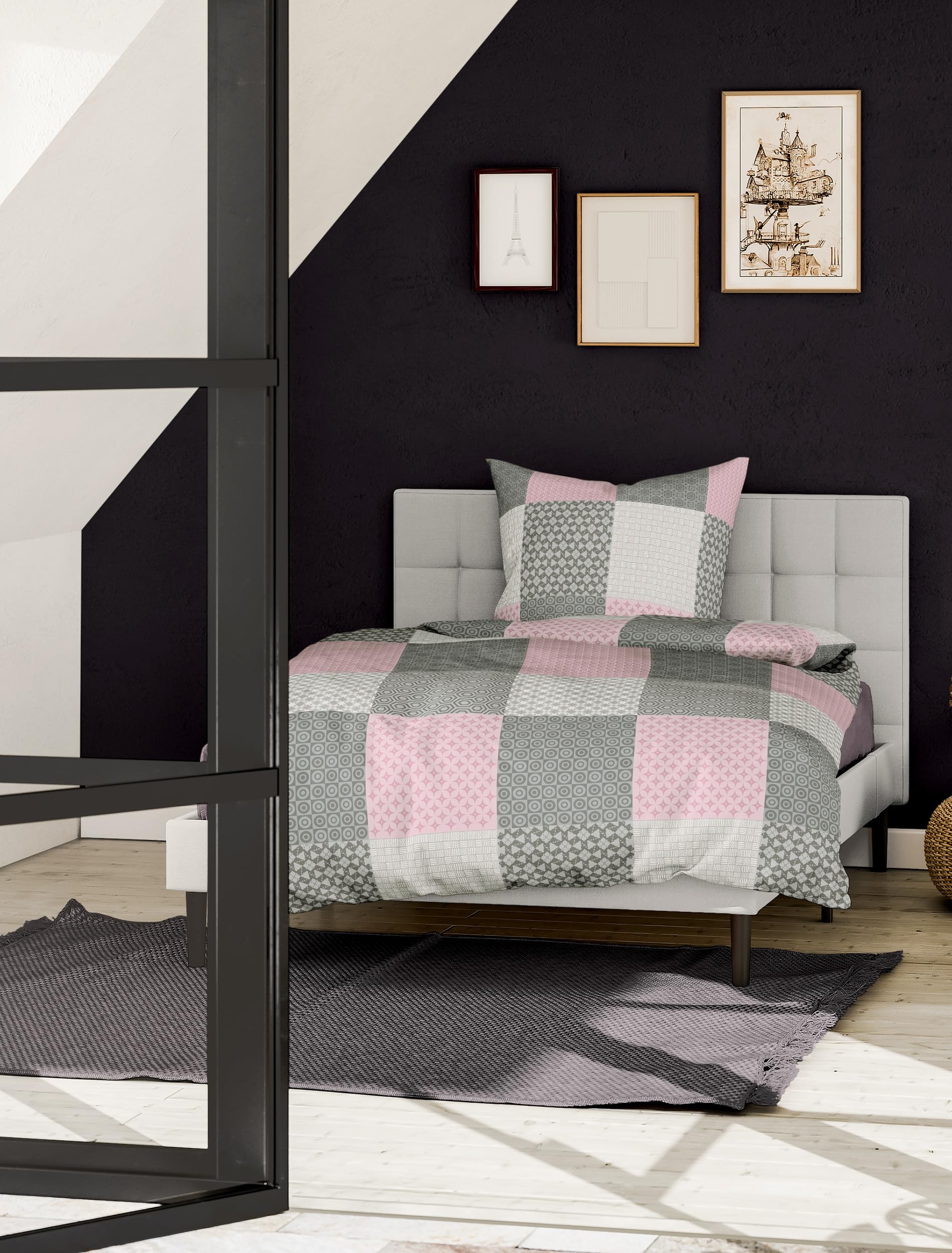 Bierbaum, Designed in Germany Bed Linen, Pink, 135 x 200 cm