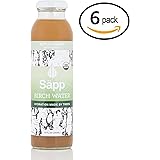 SÄPP - Birch Water Enhanced with Chaga - Apple Ginger (6 Pack) - Refreshing, Organic & Infused with Antioxidants - Low Sugar & Mineral Rich Forest-to-Bottle Hydration