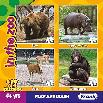Frank In The Zoo Puzzle For 4 Year Old Kids And Above