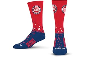 For Bare Feet NBA Unisex Kids Nba Spray Zone Crew Sock Youth