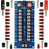 HCDC 20Amp 2x10 Position Barrier Terminal Block Distribution Module for AC DC