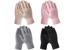 FAUSON Gloves for Women - Womens Gloves with Touchscreen Fingers Fleece Lined Gloves for Women