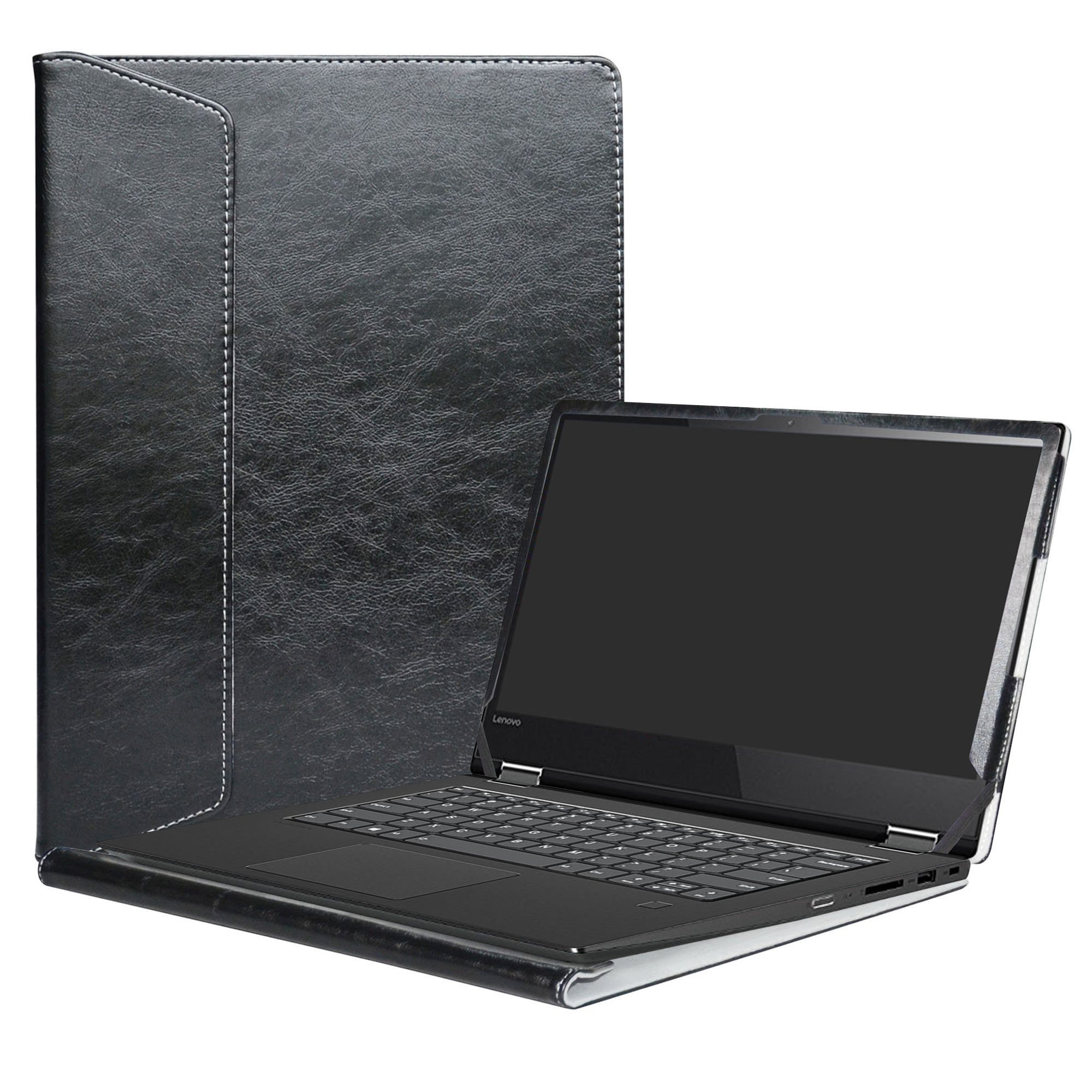 Alapmk Protective Case Cover for 14" Lenovo flex 14 flex-14IWL flex-14API/flex 5 14 1470/flex 6 14 6-14IKB 6-14ARR/Ideapad C340 14 C340-14API Laptop(Note:Not fit flex 5 15/flex 6 11/flex 4),Black — image 1