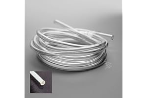 OnFireGuy 6 Feet Premium High Performance 5/32 inch Clear Fuel Line | Small Engine Gas Oil Injection Line Flexible Fuel Hose for 1/8 inch Fittings | Optimal Performance and Durability