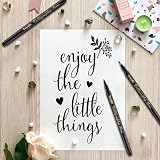 Surcotto 6 Pack Calligraphy Pens Set for Beginners Black Ink view 2