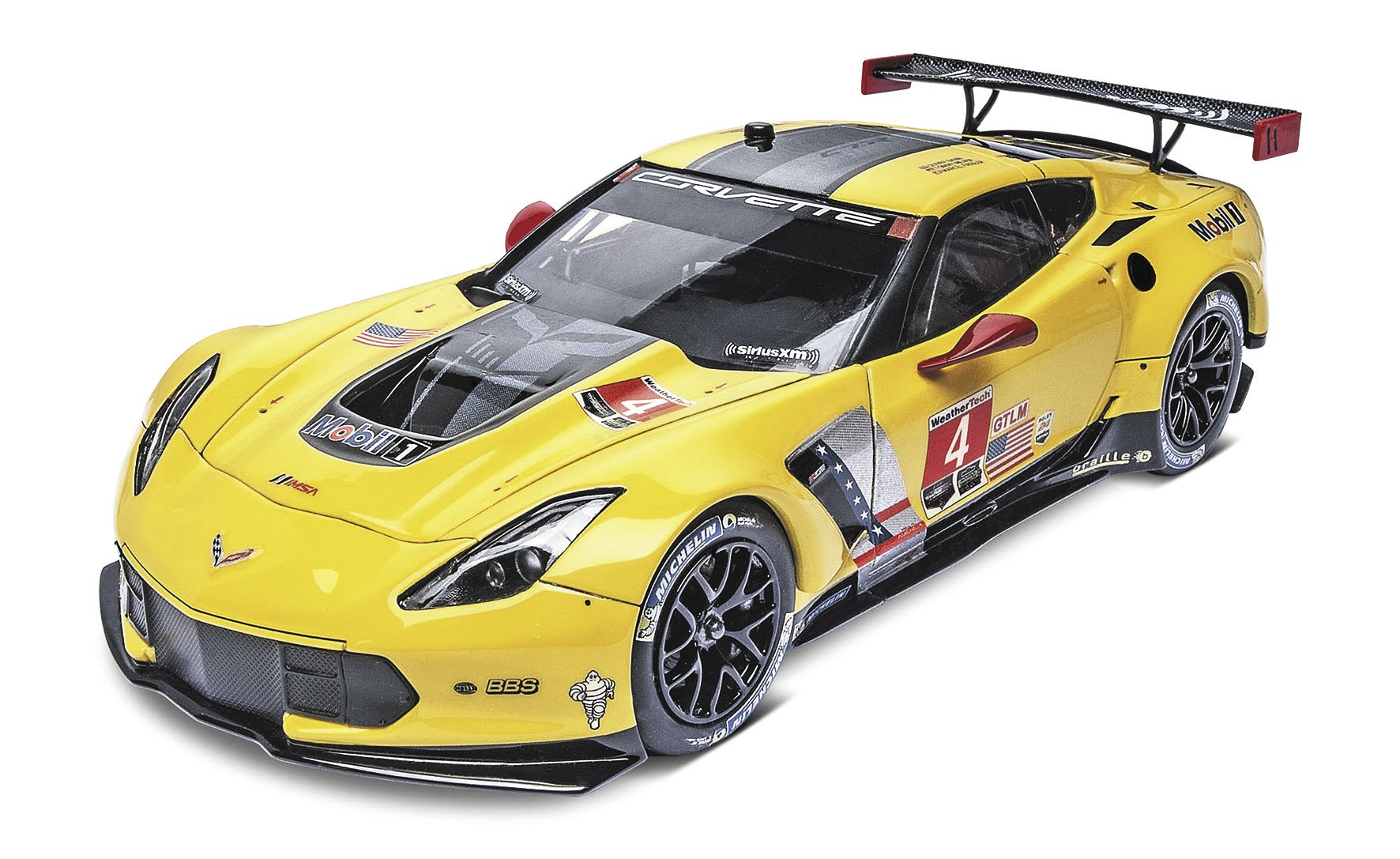 Revell Monogram RVM4304 Corvette C7.r Sk4 Plastic Model kit, Various