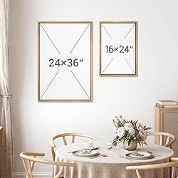 MUDECOR Framed Wall Art Print Set Green and Gray