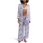 Free People Women's Dreamy Days Pajama Set, Ice Combo