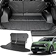 JOULARISE Cargo Liner with Backrest Mat for 2025 2024 2023 Kia Sportage Accessories, 2-in-1 Design All-Weather TPE Cargo Mat with Seat Back Protection Trunk Mat for Kia Sportage(Not Fit PHEV)
