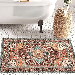 Yamaziot Washable Area Rug, 2x3 Small Entryway Rug