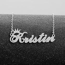 Custom Silver Name Necklace Personalized for