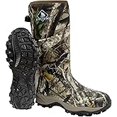 Obcursco Hunting Boots for Men, Waterproof Insulated 6mm Neoprene Rubber Boots for Hunting and Outdoor Activities (Camo)