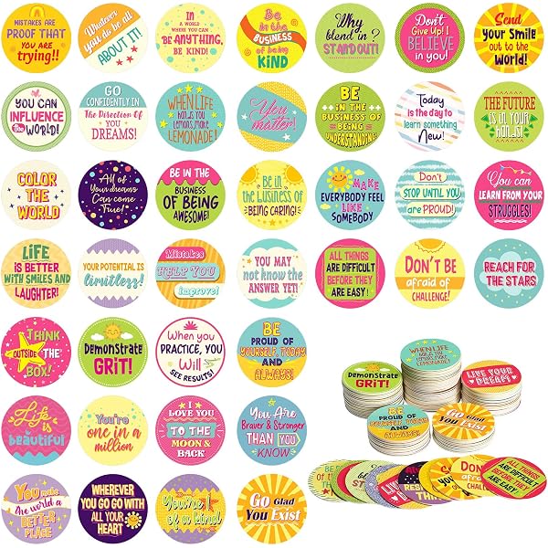 Amazon.com: LINGXIU 120 Pack Positive Affirmation Chips，60 Unique  Motivational Encouragement Designs Coins, Inspirational and Kindness Sayings  Motivational Classroom Gifts for Kids Students Coworkers Employees : Office  Products