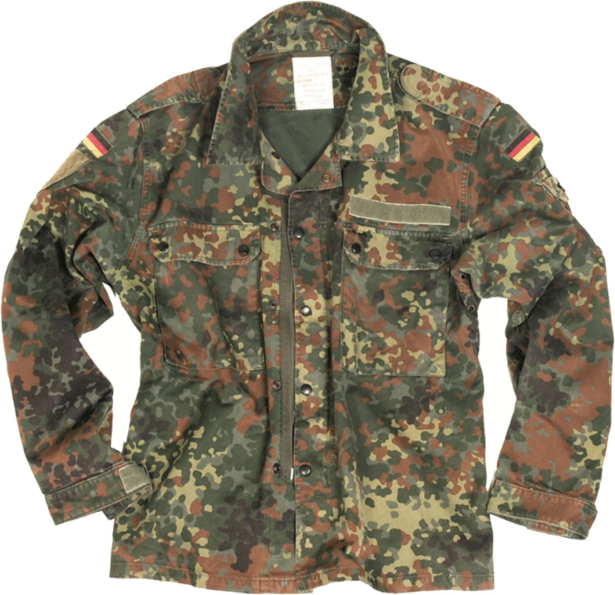 German Military Genuine Vintage Flecktarn Shirt/Lightweight Jacket