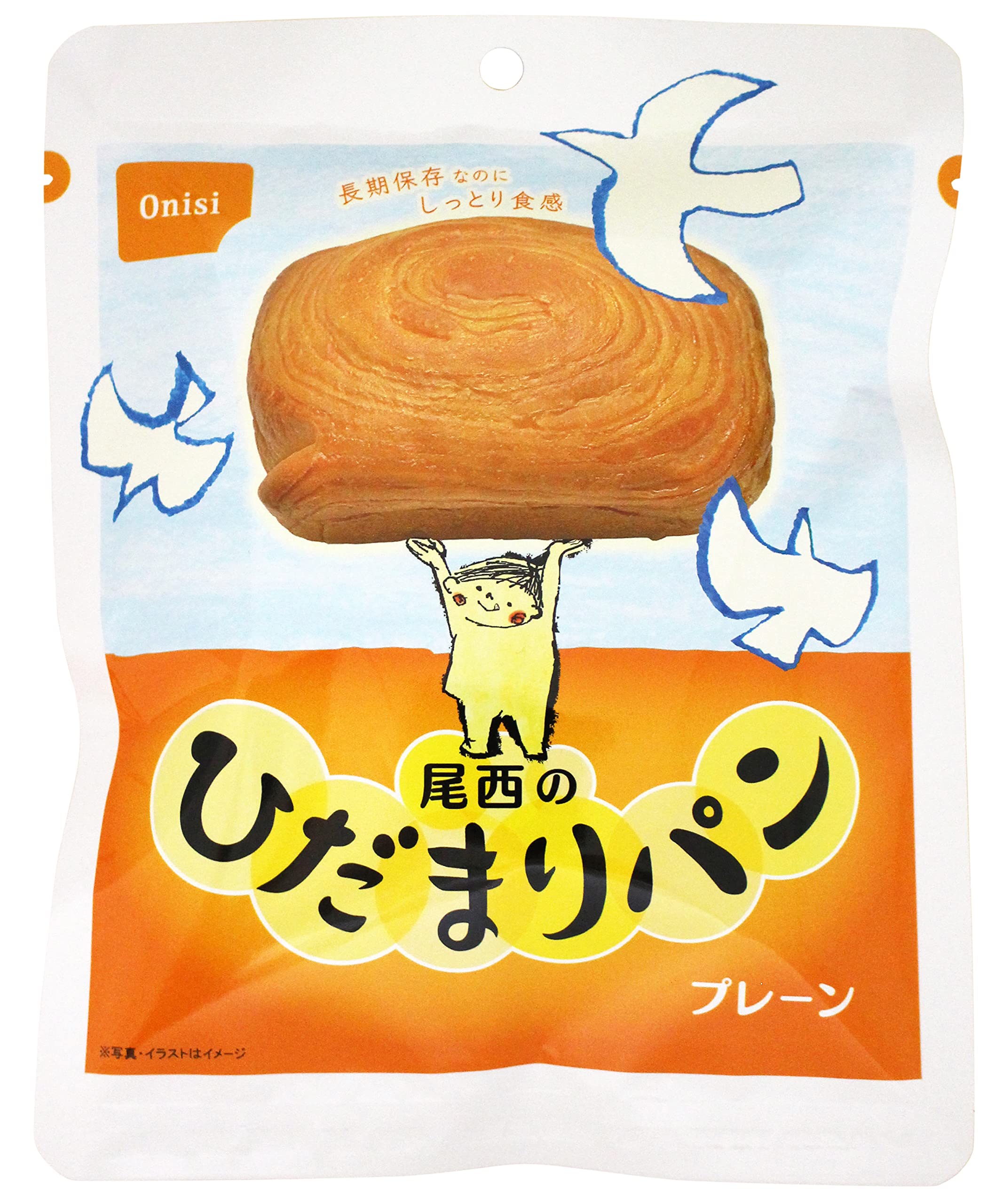 尾西食品 ひだまりパン プレーン 70g×6袋 (非常食・保存食)