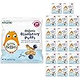 Little Bellies Organic Blueberry Puffs Baby Snack (Pack of 18 x 0.42 oz Individual Packs)