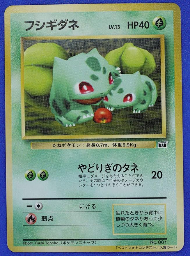 Amazon Co Jp Pokemoncard Pokemon Snap Bulbasaur Best Photo Contest Mint ポケモンスナップベストフォトコンテスト フシギダネ ホビー 通販