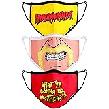 Odd Mask Cloth Face Mask Shield Washable Adjustable Nose, Hulk Hogan, Adult