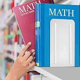 Acrimet Metal Bookends, Non-Skid Heavy Duty 17.5cm H, White, 1 Pair view 7