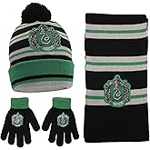 Harry Potter Kids Winter Hat Gloves Scarf Set, or Ski Gloves for Boys and Girls, Winter Hat for Kids 4-14 Years