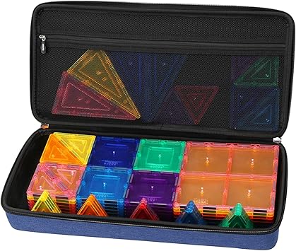 42 Piece Set Magnet Building Tiles(Blue 