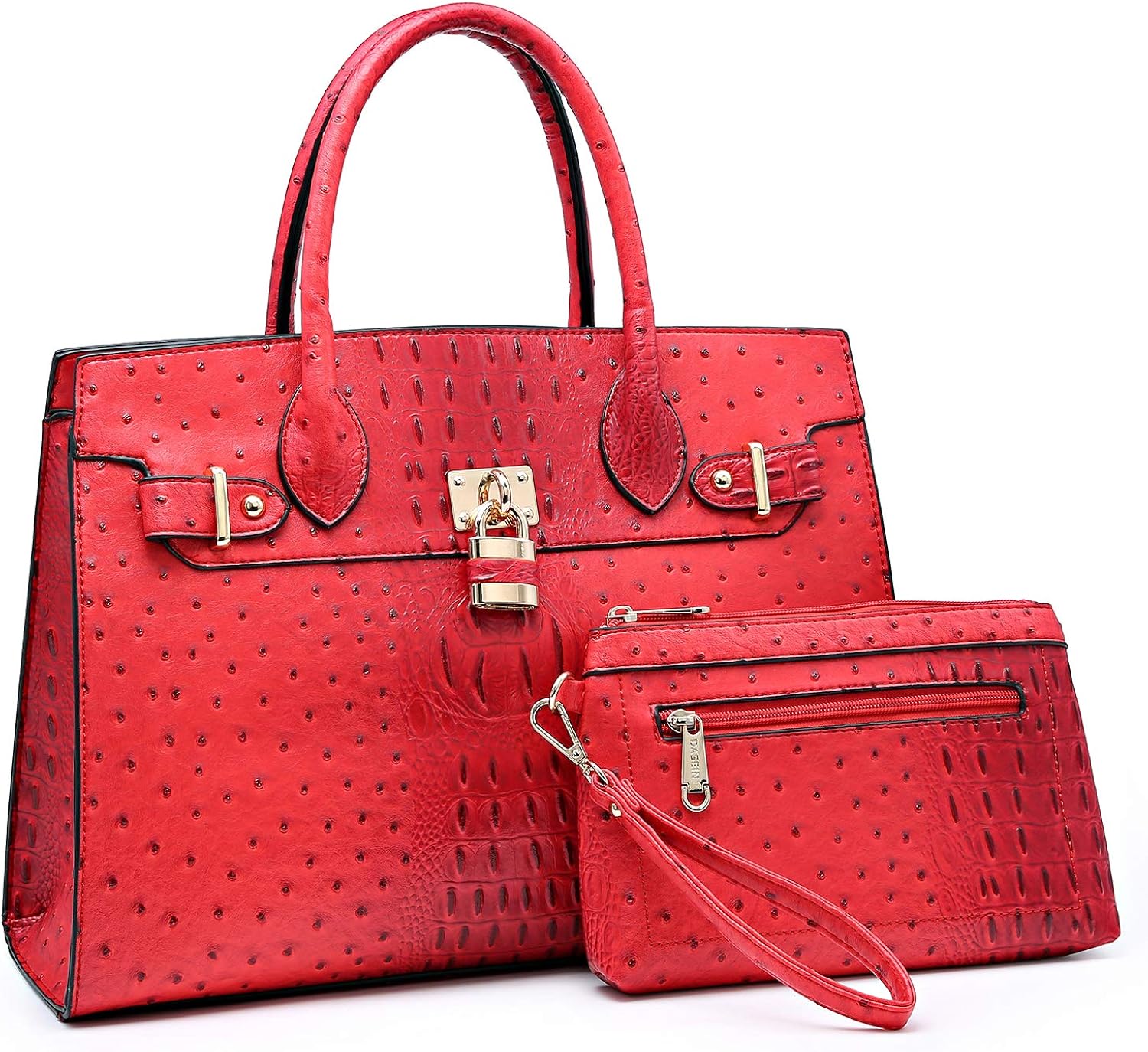 Dasein Women Handbags and Purses Ladies Shoulder Bag Top Handle Satchel Tote Work Bag with Wallet