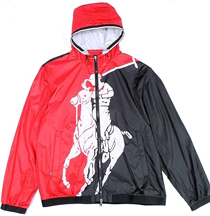 black ralph lauren jacket red logo