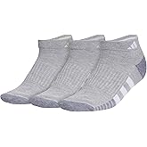 adidas mens Cushioned Low Cut Ankle Socks (3 Pairs) Durable & Comfortable