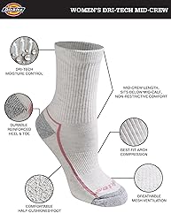 Dickies Women's Dri-Tech Advanced Moisture Wicking