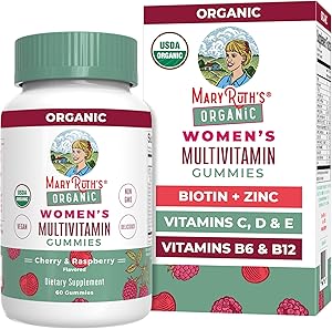 MARYRUTH'S Multivitamin Gummies for Women Ages 14+ | Immune Support | Hair & Skin Health | Reproductive Health | Vitamin A C 