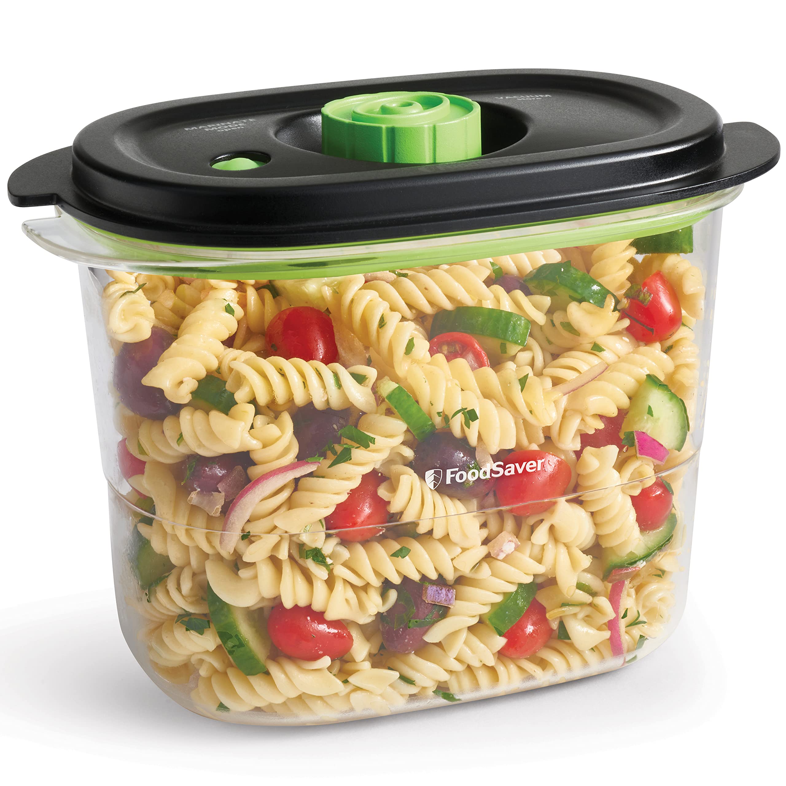 FoodSaver Preserve & Marinate Vacuum Food Storage Container | Airtight BPA-Free Food Container | Leak-Proof | Dishwasher-Safe | 1.8 L