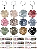 Janmercy 120 Pcs Acrylic Christian Keychain Floral