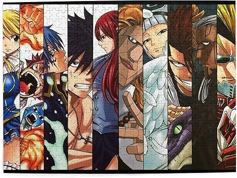 Amazon Co Jp 300 500 1000ピース Fairy Tail フェアリーテイル パズル ナツ ルーシィ グレイ エルザ 木製パズル 子供 大人 初学者 ギフト アニメ プレゼント ホーム キッチン