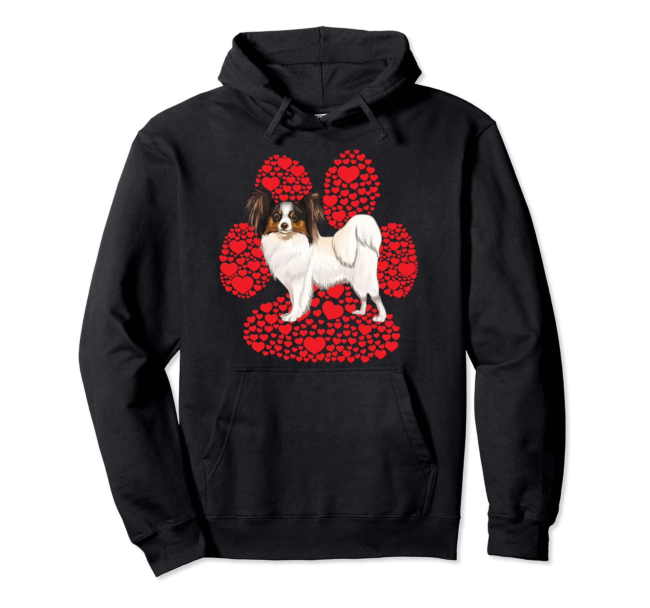 Soft Coated Wheaten Terrier Valentines Day Dog Love Paw Pullover Hoodie