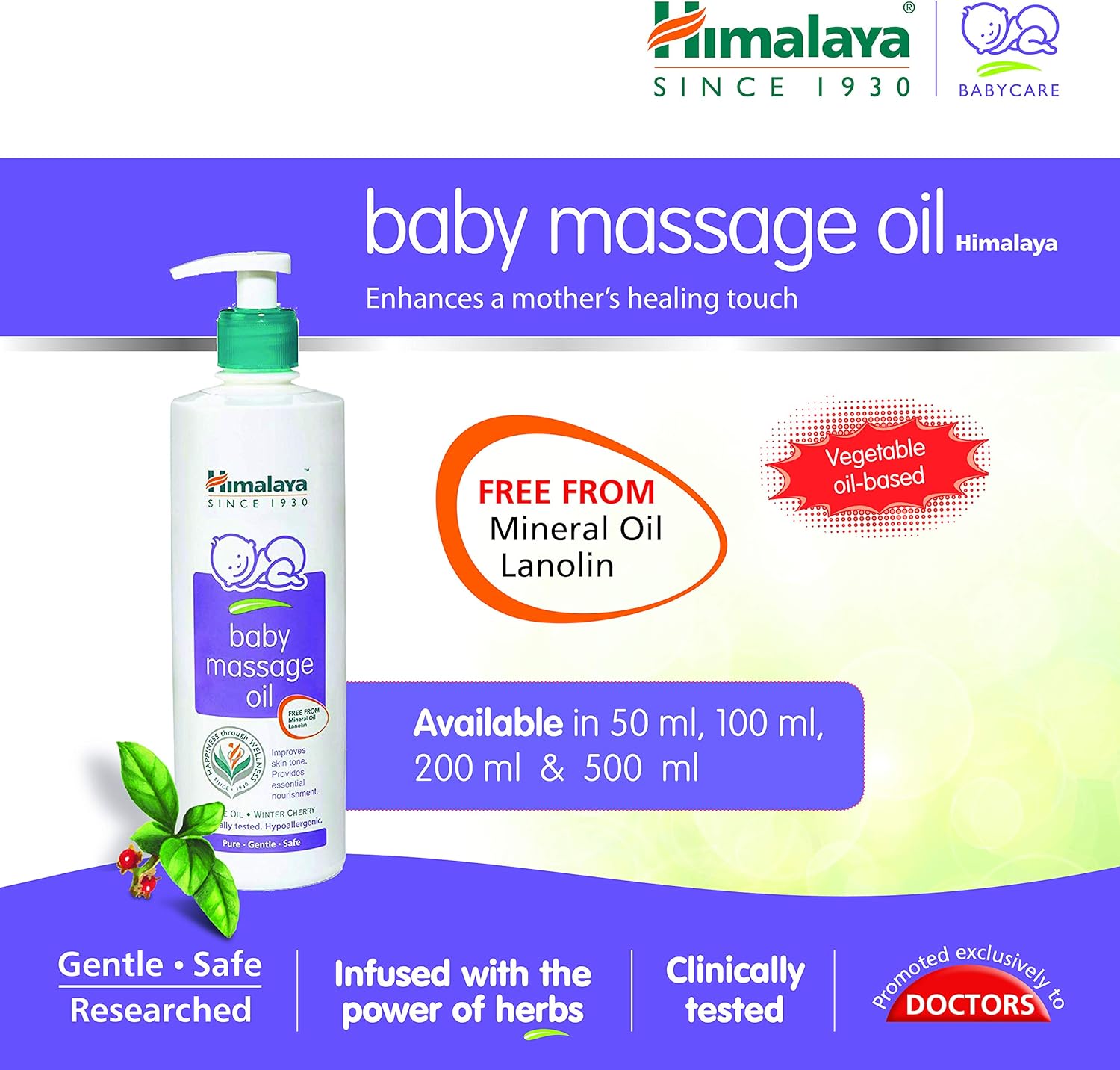 himalaya baby oil 500ml
