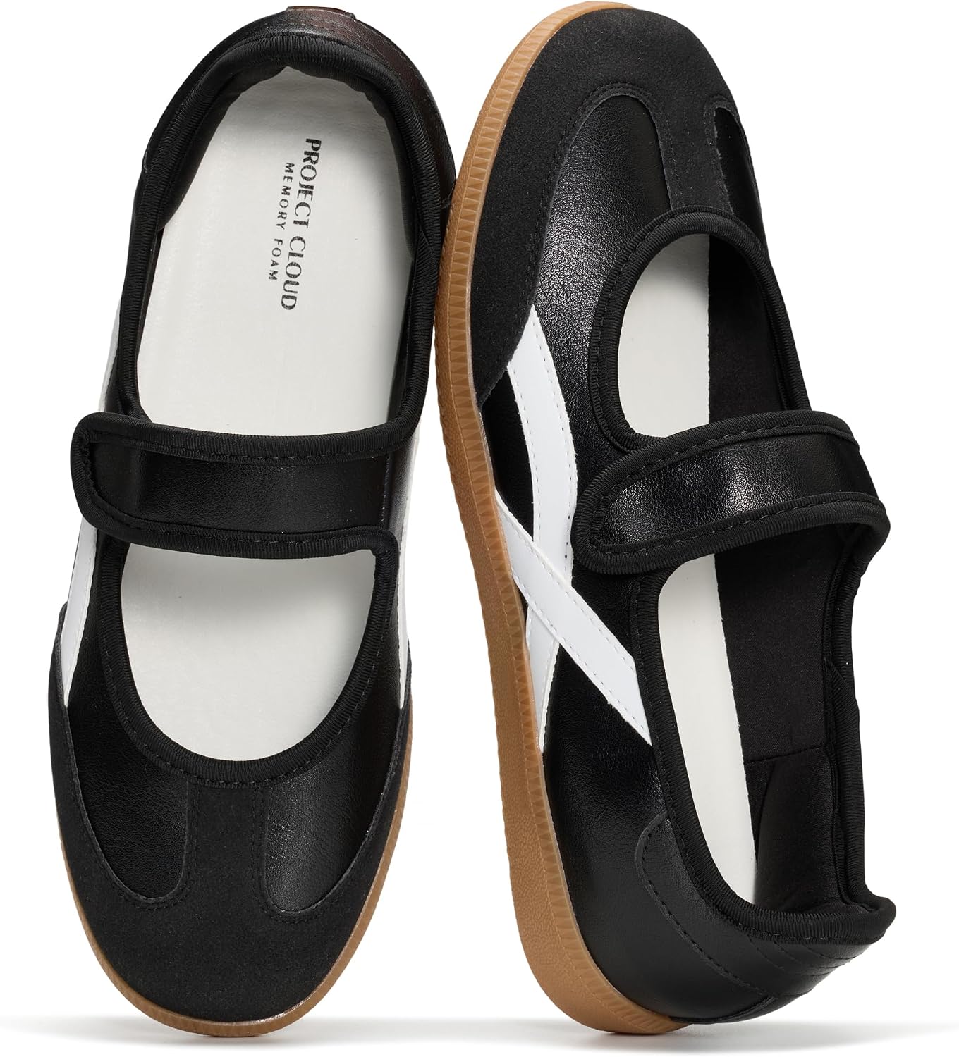 Project Cloud Comfortable Womens Shoes - Casual Trendy Mary Jane Shoes Women with Memory Foam - Lightweight & Non-Slip Fashion Sneakers for Women 2026 (Spring)