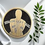 SJWOW 2PCS Funny Heads and Tails Coin Heads I Get
