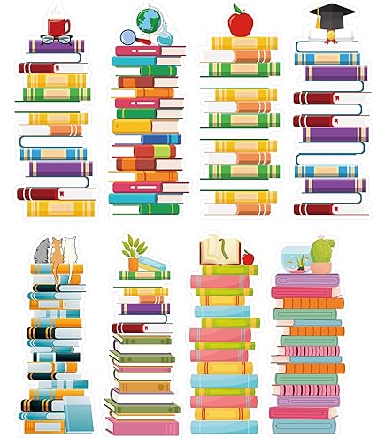 Marcador Inteligente Para Libro 12 Marcadores De Libros Personalizados - Cuero (Triángulo/Corazón/Abánico) Marca Paginas Libros