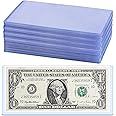 35PCS Banknote Topload Holders - Bill Currency PVC Clear Holders Top-Load Sleeves Display Holder for Paper Money Collection PN03L35